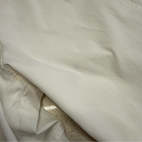 Athleta A-Frame Poplin Button Down UPF Shirt Women’s Large White - Picture 12 of 12